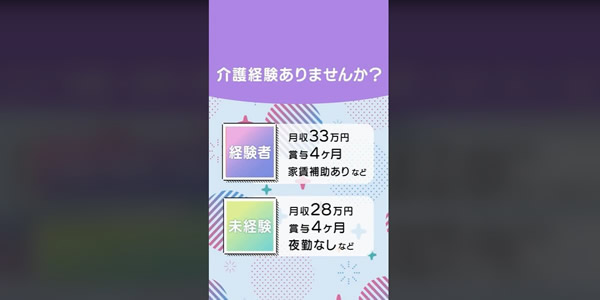 介護ワーカーのTikTok広告動画のまとめ